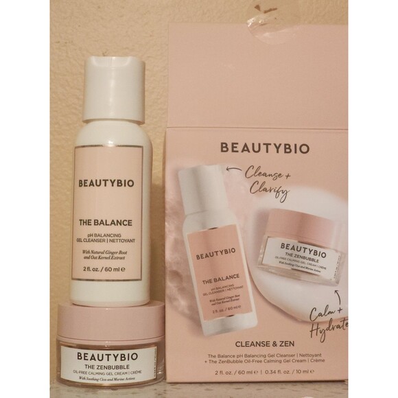 Beautybio Other - BeautyBio Cleanse + Clarify Set  Balance PH Gel Cleanser & The Zenbubble NIB
